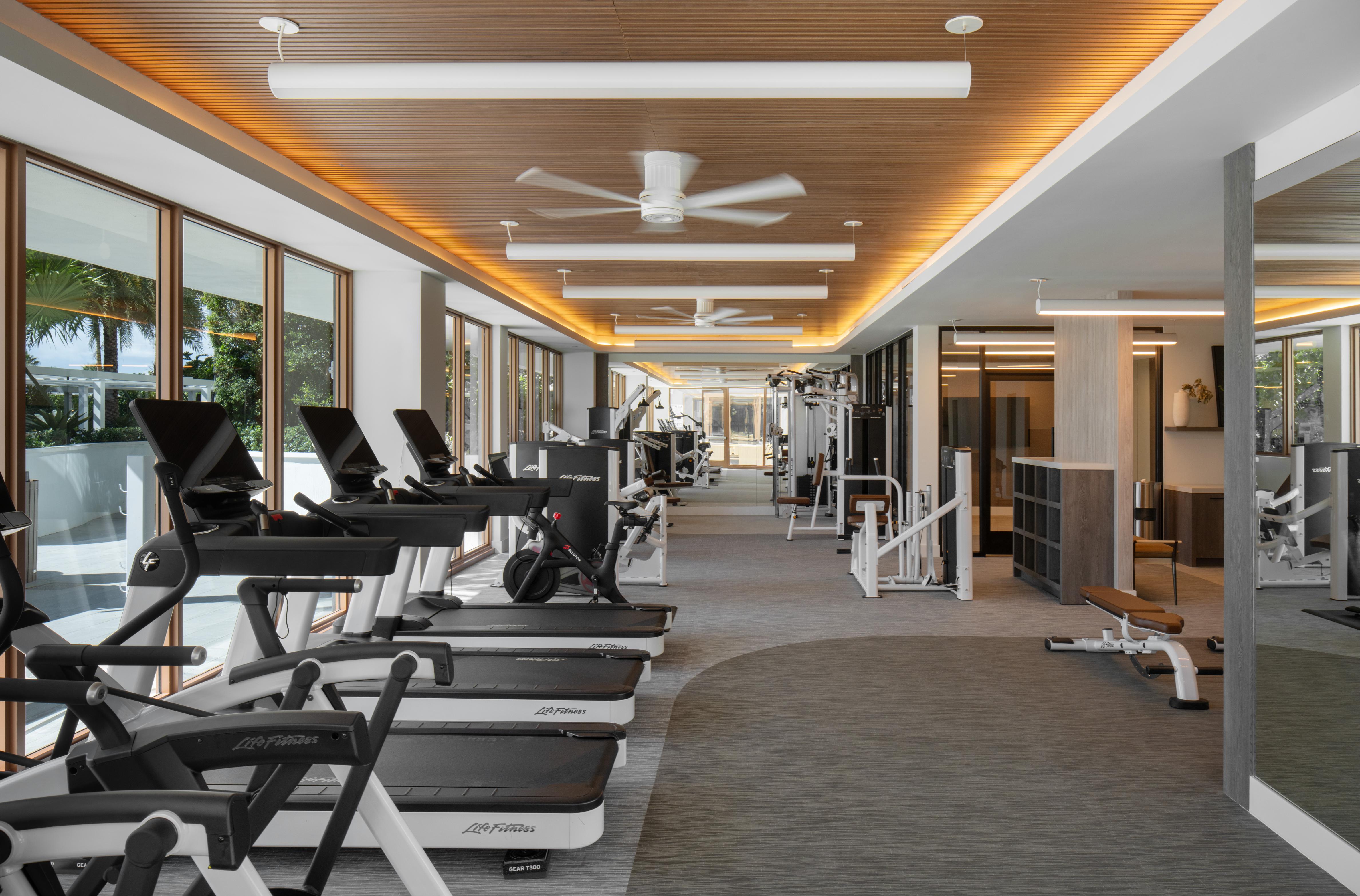 Avara fitness center with state of the art equipment